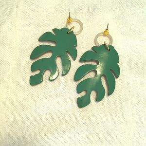 Palm Leaf Earrings